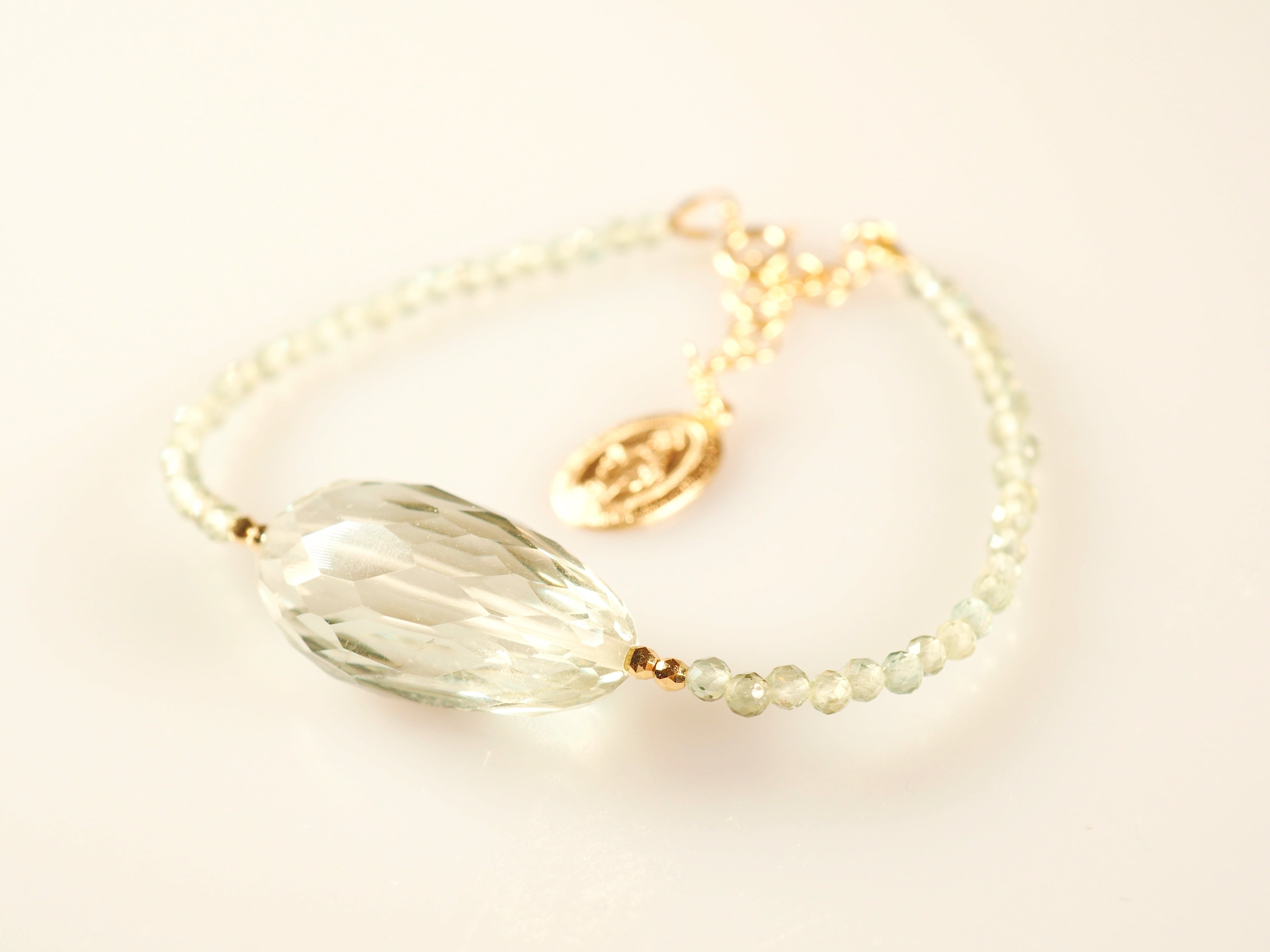 14KGF アパタイトとアメジストのチャーム 14KGF アパタイトとアメジストのチャーム