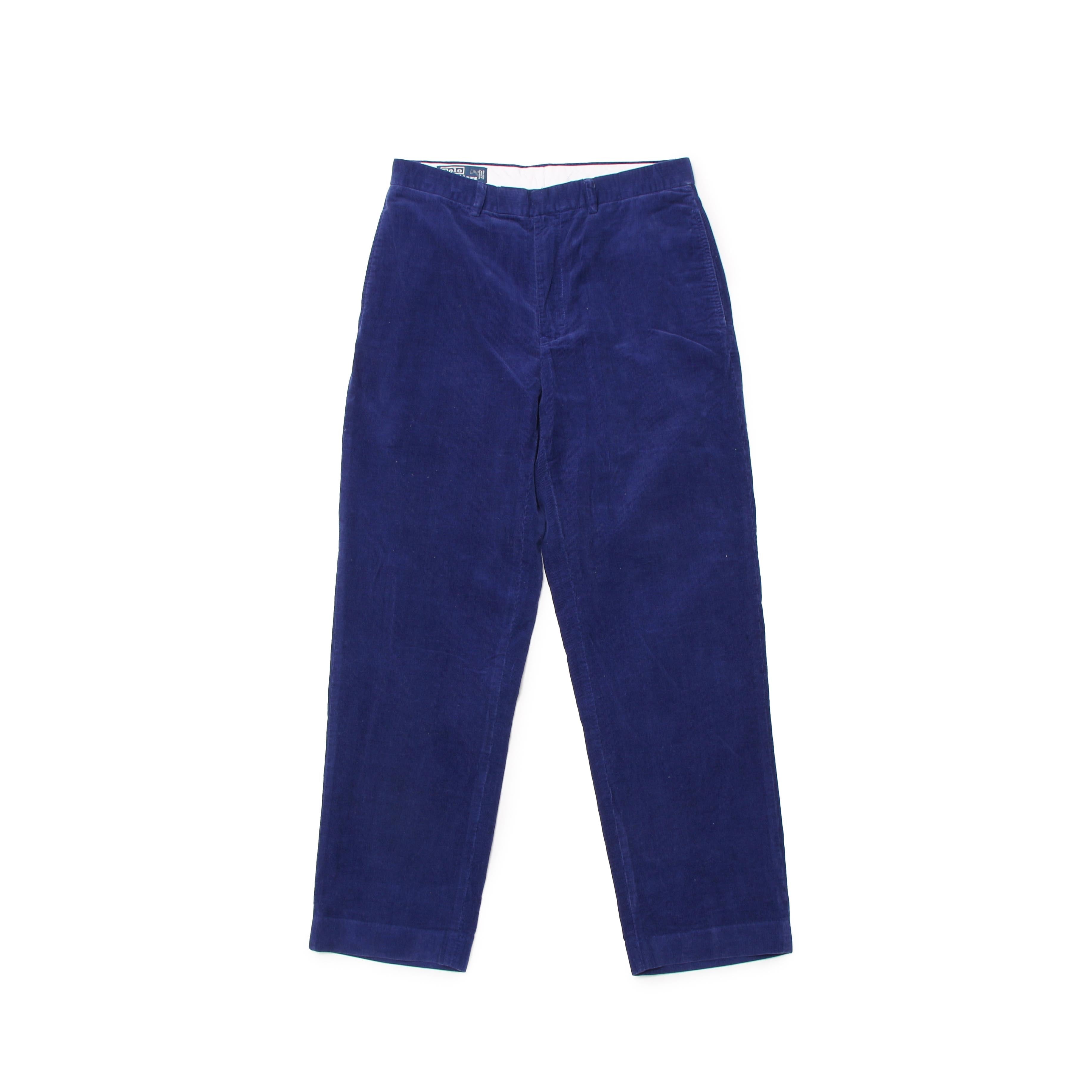 PoloRalphLauren 90sVintage UltramarineBlueCorduroyPants