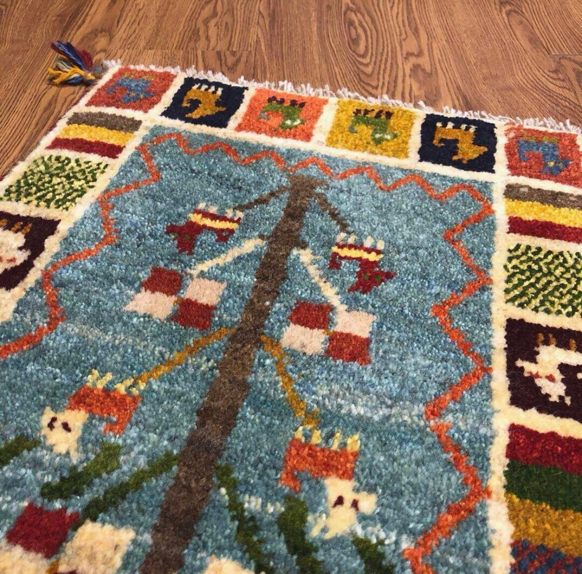 ペルシャギャッベ (ギャベ) ギャッベ 玄関マット No.GM-369 | A's Rug
