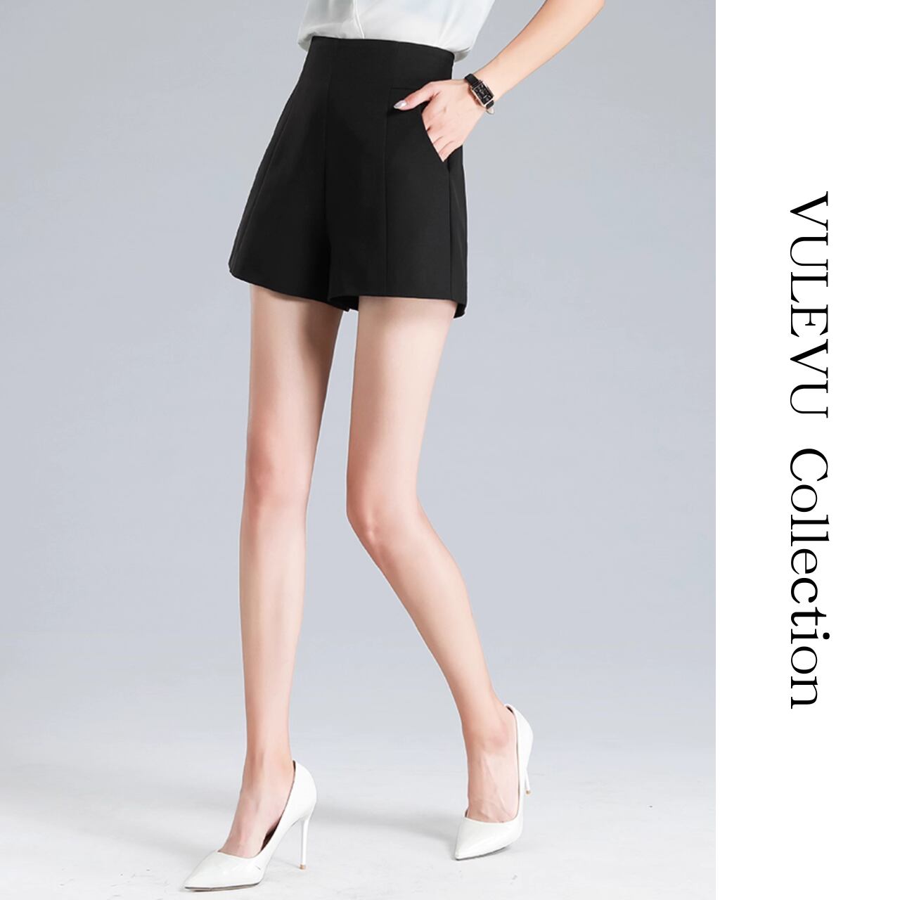 スタイルアップ ハイウエストパンツ 3color B72