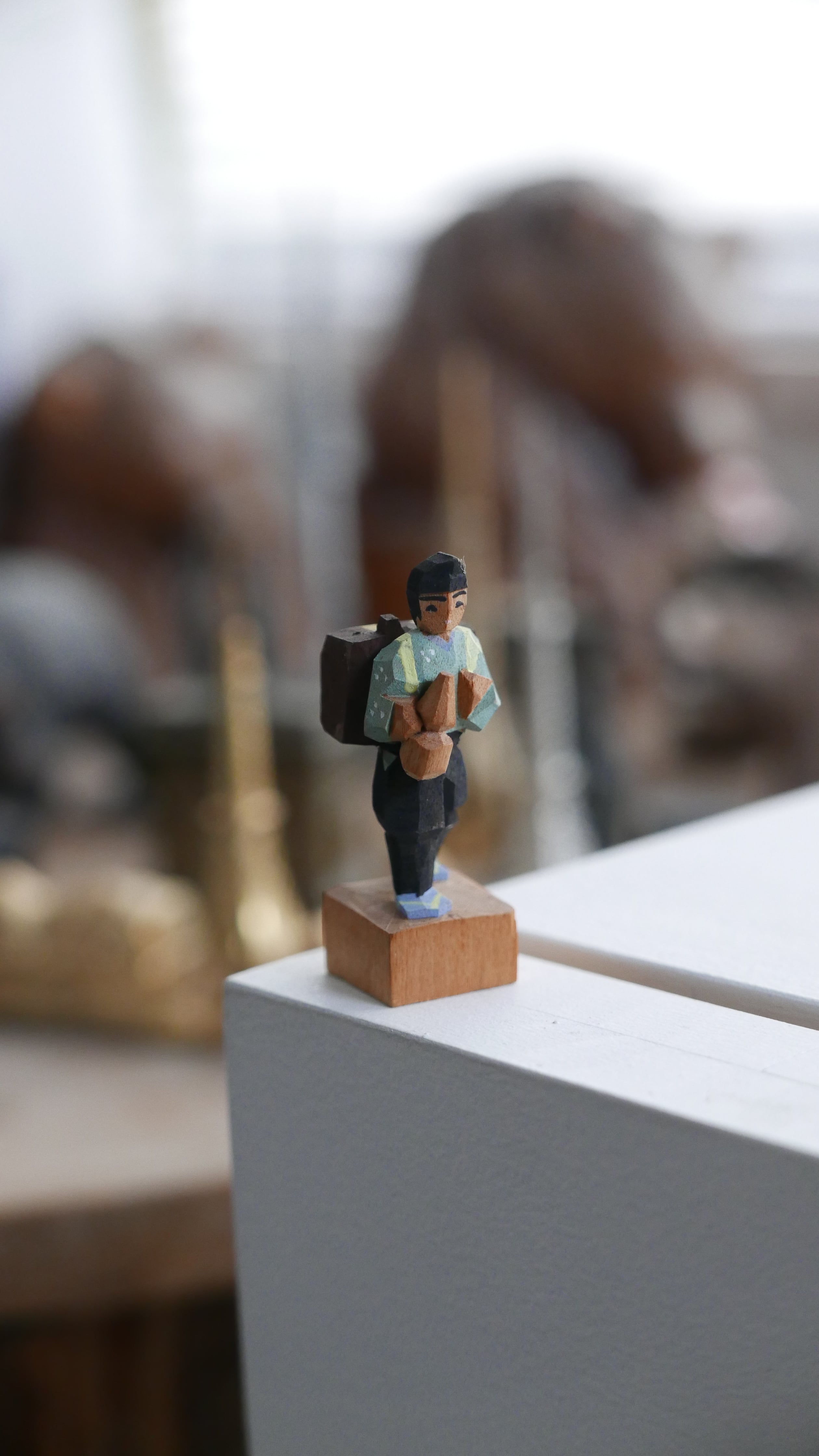 old japan こっぱ人形 , small , 背負子