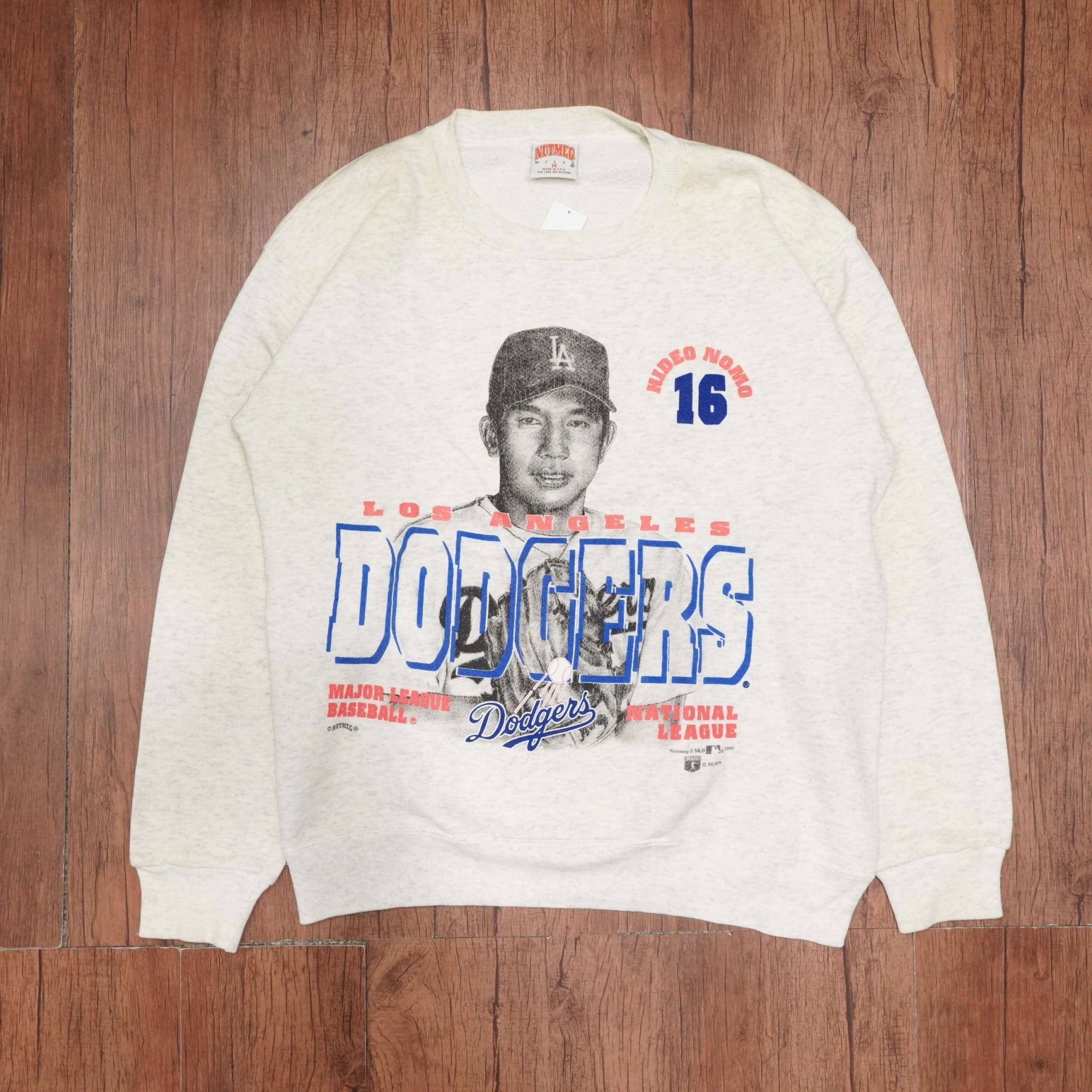 未使用レア　デッドストック　90S ドジャース野茂英雄　MLB Tシャツ XL