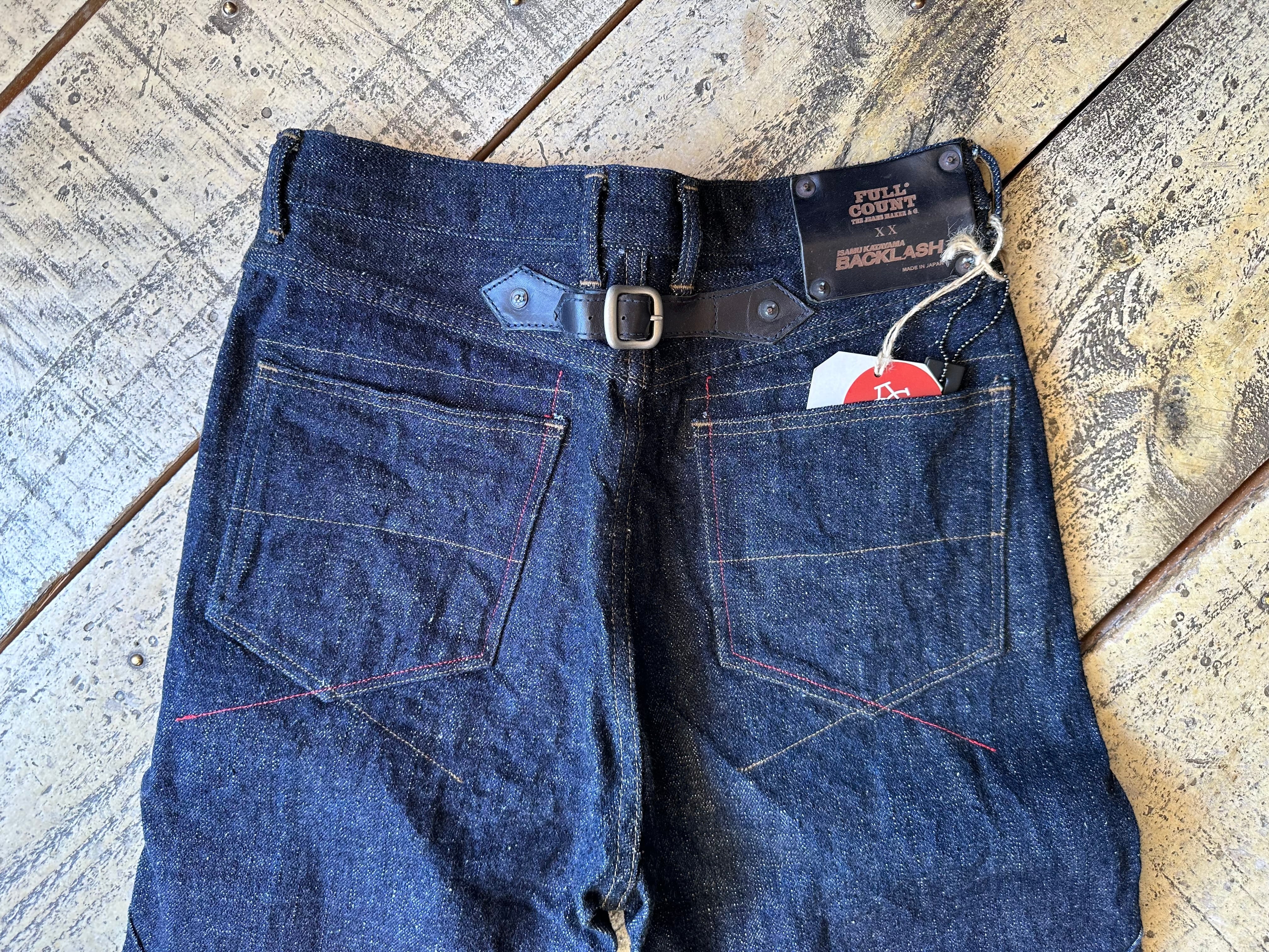 ISAMU KATAYAMA coating tight fit jeans