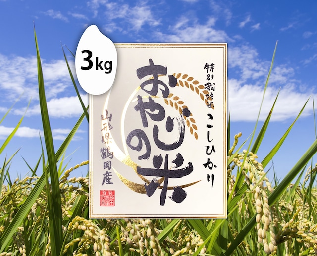 3kg おやじの米 こしひかり（山形）