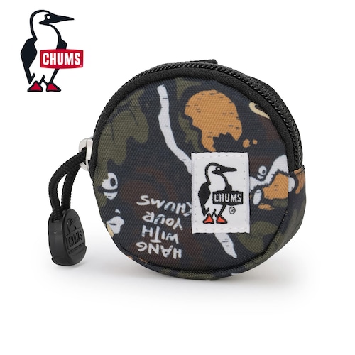 CHUMS チャムス リサイクルラウンドコインケース RENU® リサイクルポリエステル ミニ財布 小銭入れ スマートキーケース CH60-3573 FOREST