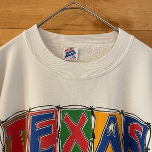 【JERZEES】90s USA製 スウェット トレーナー プリント XL ビッグサイズ アメリカ古着