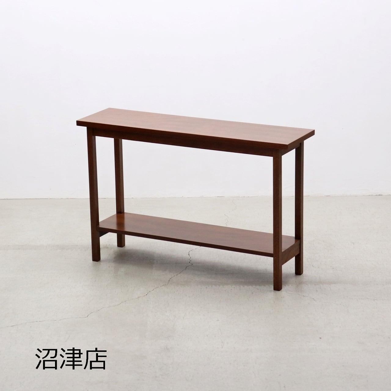 【沼津店】クラシカル ビーチ材 コンソール サイドテーブル デスク 展示台 飾り台 サイドボード PKT18112