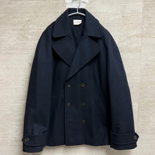 FOMME フォム Pコートジャケット ブラック sizeS 【中目黒B04】