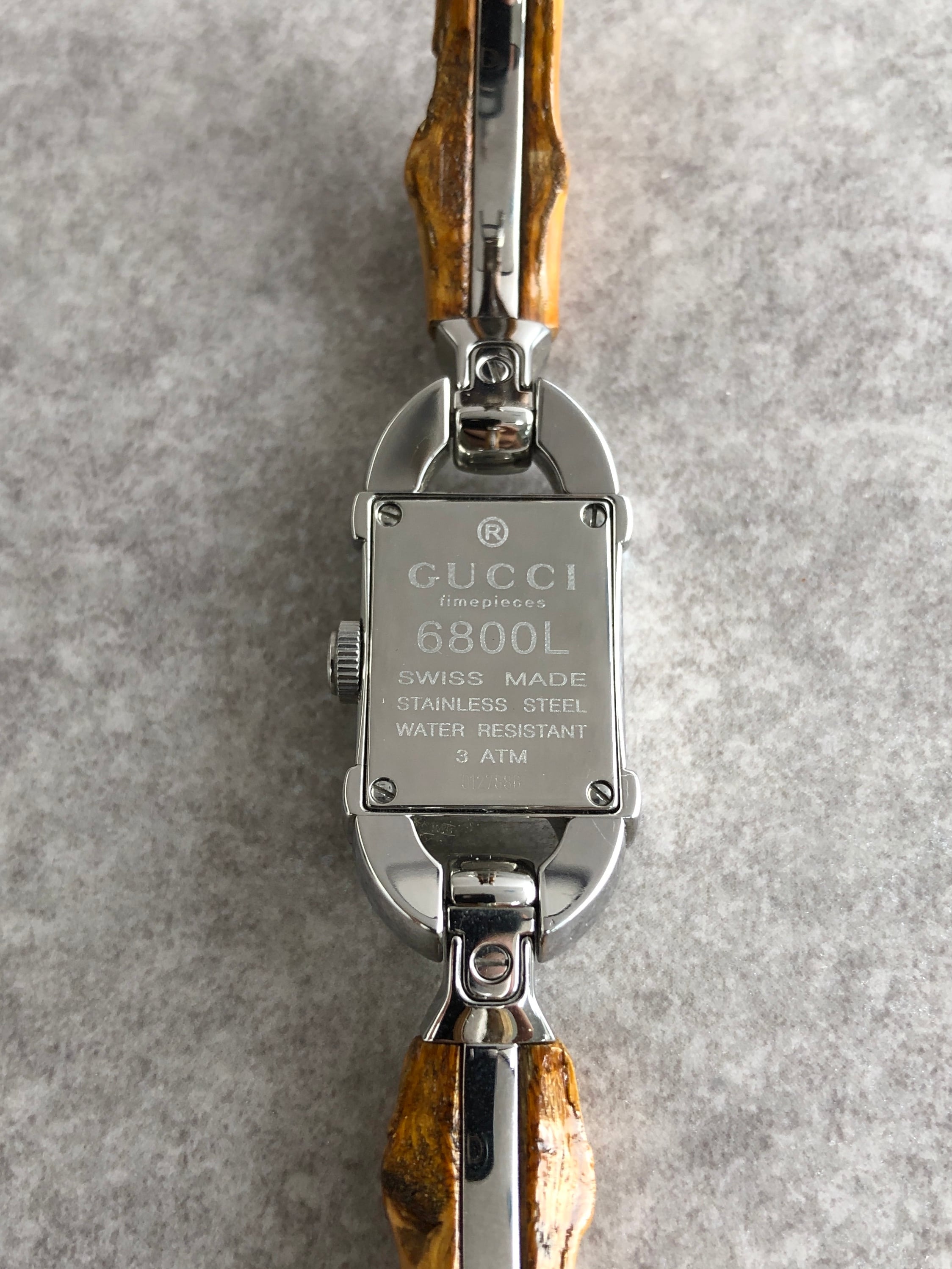 GUCCI グッチ 腕時計 シルバー バンブー ステンレススチール