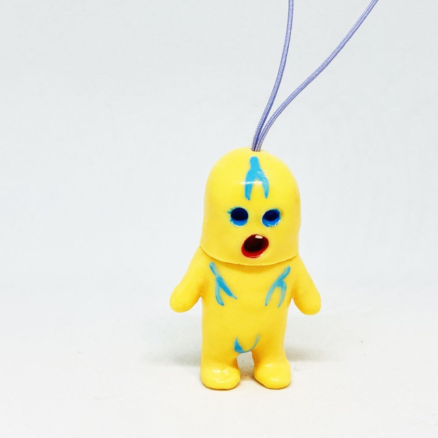 チビめんたストラップ(うすきいろ） / ストラップ / デハラユキノリ