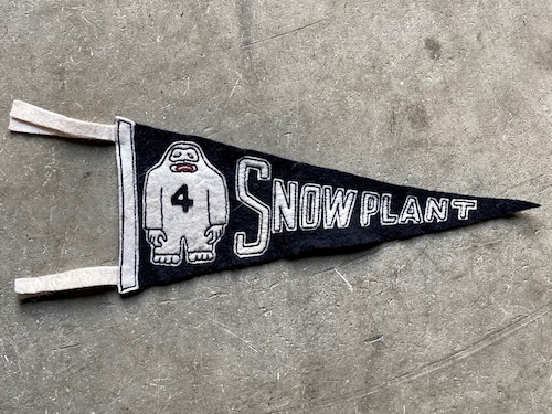 SNOW PLANT 4th Anniversary LIMITED PENNANT PATCH（お一人様１点のみ）