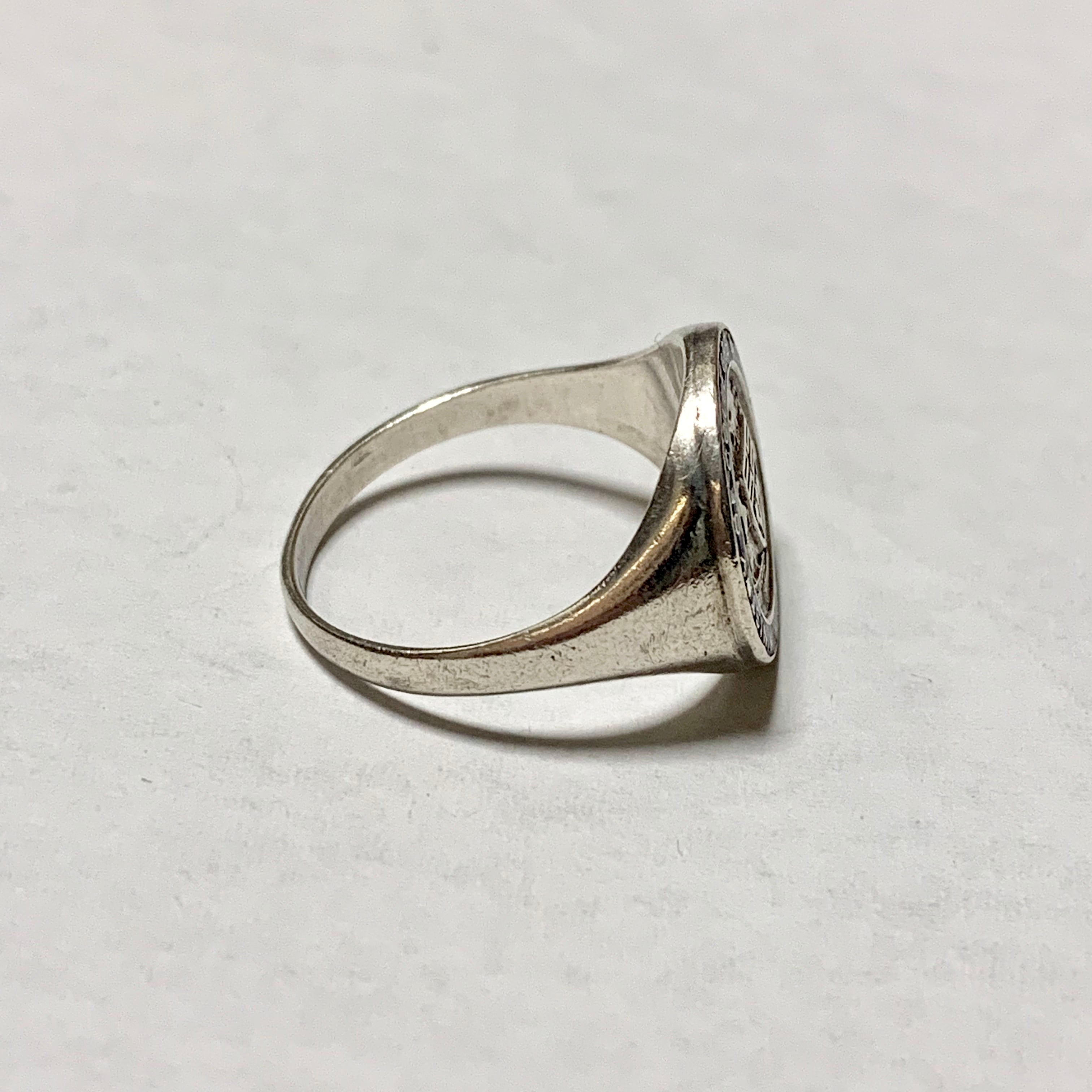 Vintage college ring Sterling birks 【公式通販】