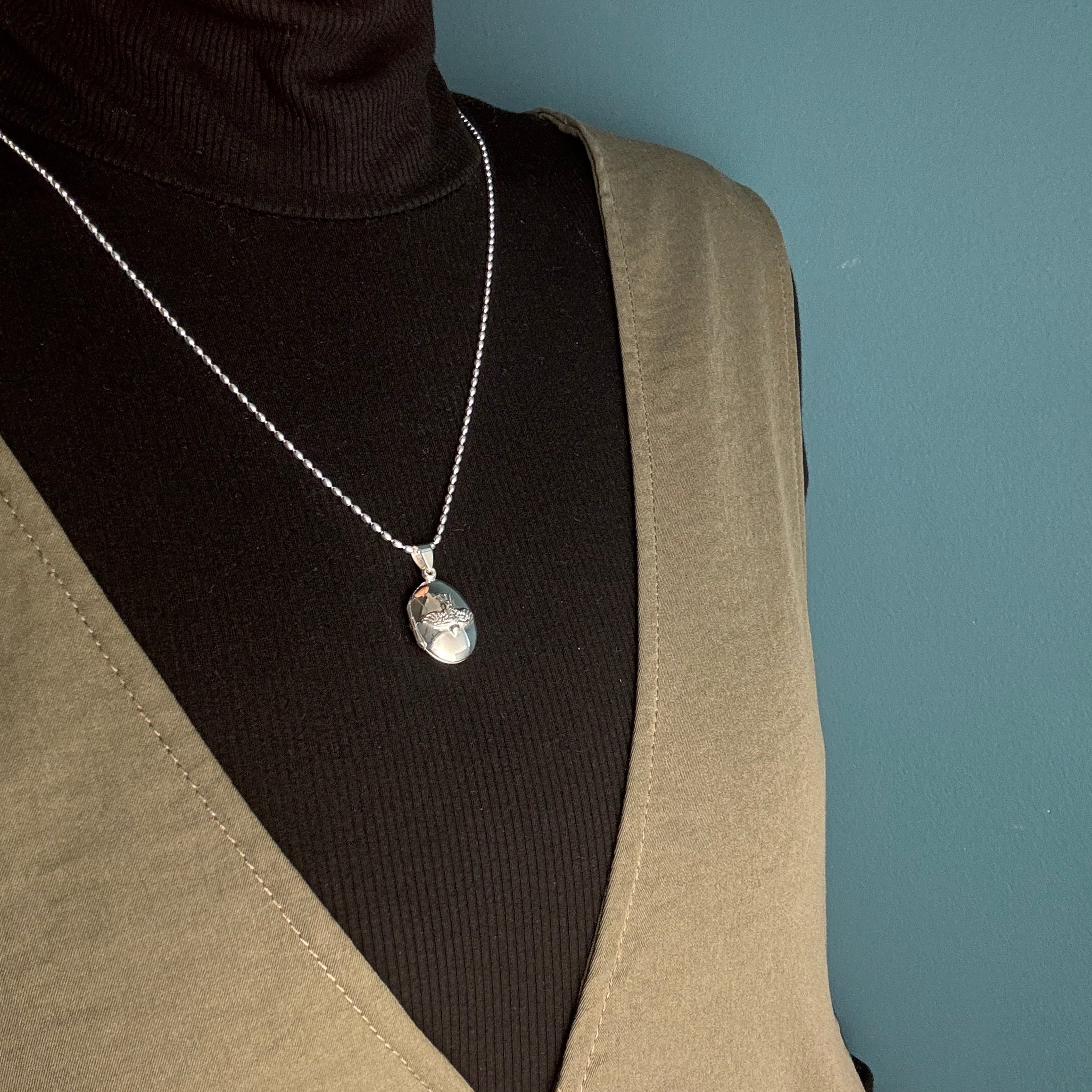 再入荷】バード ロケットペンダント 鳥 （チェーンオプション