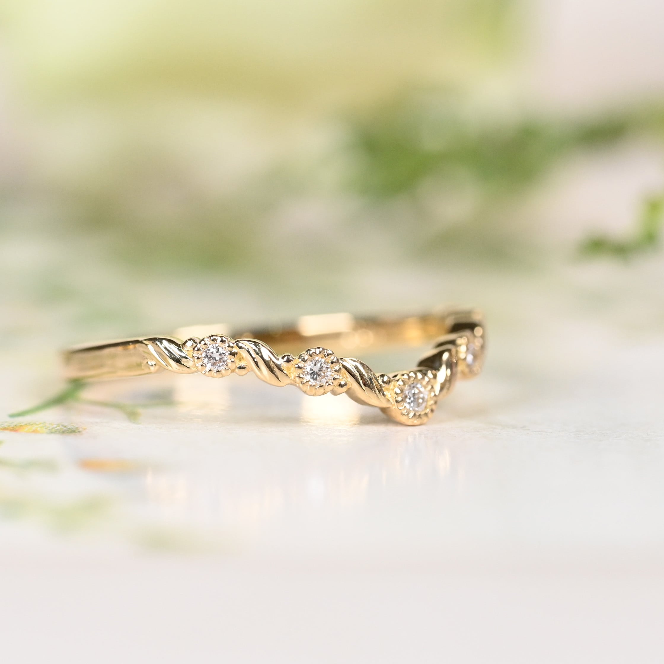 ダイヤモンド K18YG リング 11号（GH1211ナイツ） | ジェムと