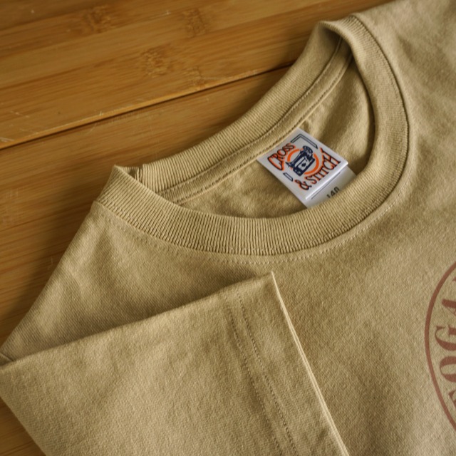 キャンプ場ロゴプリント　コットンTシャツ【キッズ】