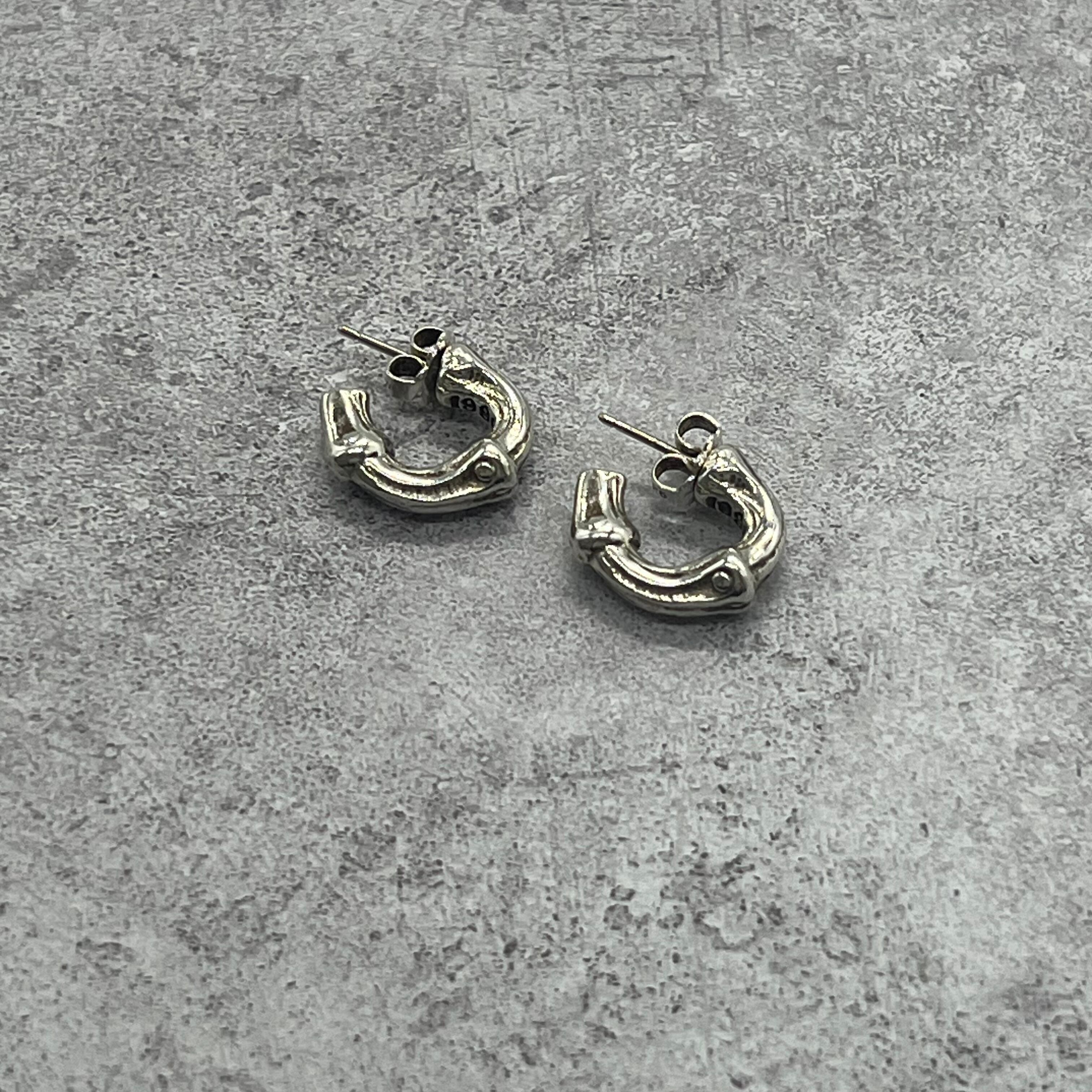 【希少】ティファニー TIFFANY バンブーフープ ピアス スモールサイズ