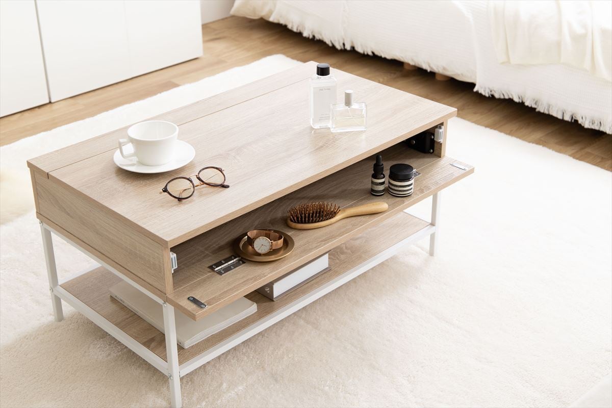 機能的で洗練された空間を作る昇降式センターテーブル | TKSKSHOP