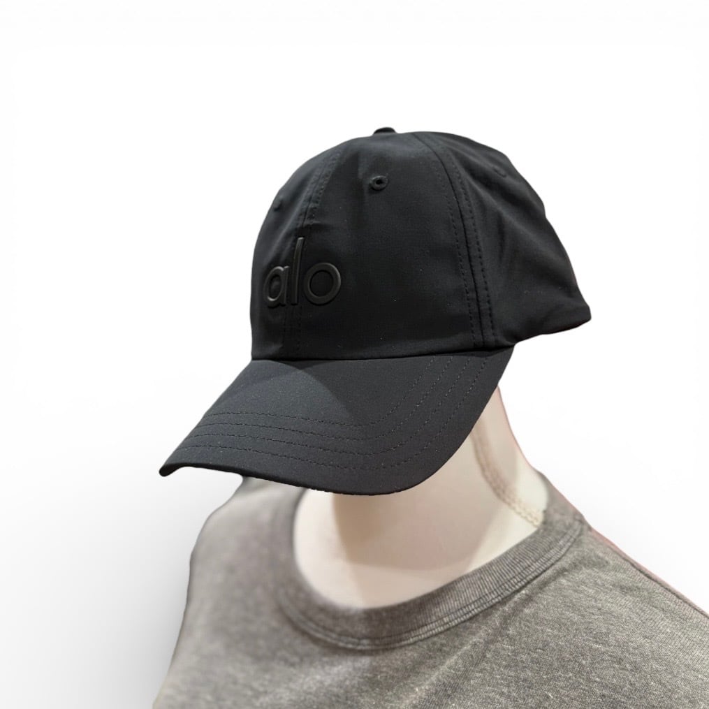 【新品・正規品】ハワイ購入品　ALO Off-Duty キャップ ブラック alo】【Performance Off‐ Duty Cap】キャップ ハット ブラック ロゴ