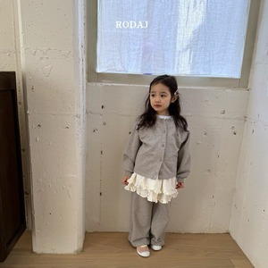 【roda J】フリルシアーワンピース 80~110cm