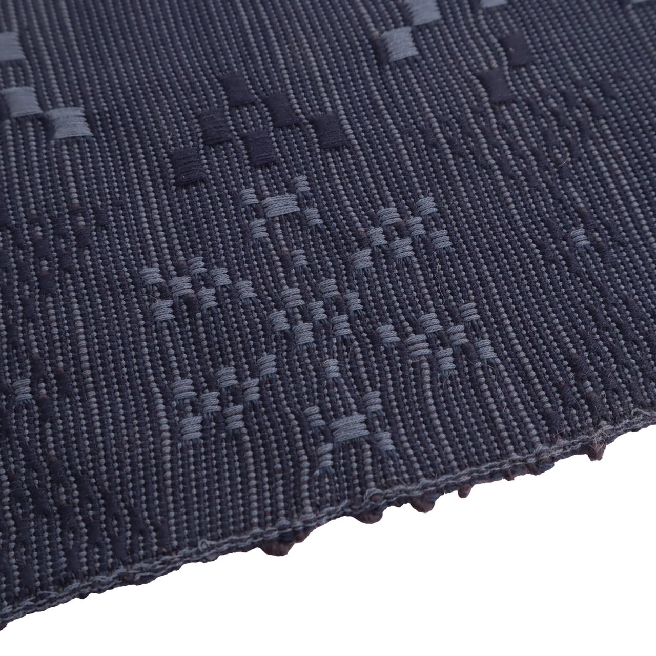 半巾帯 en coton「雪花（せっか）」navy blue | OLN web shop