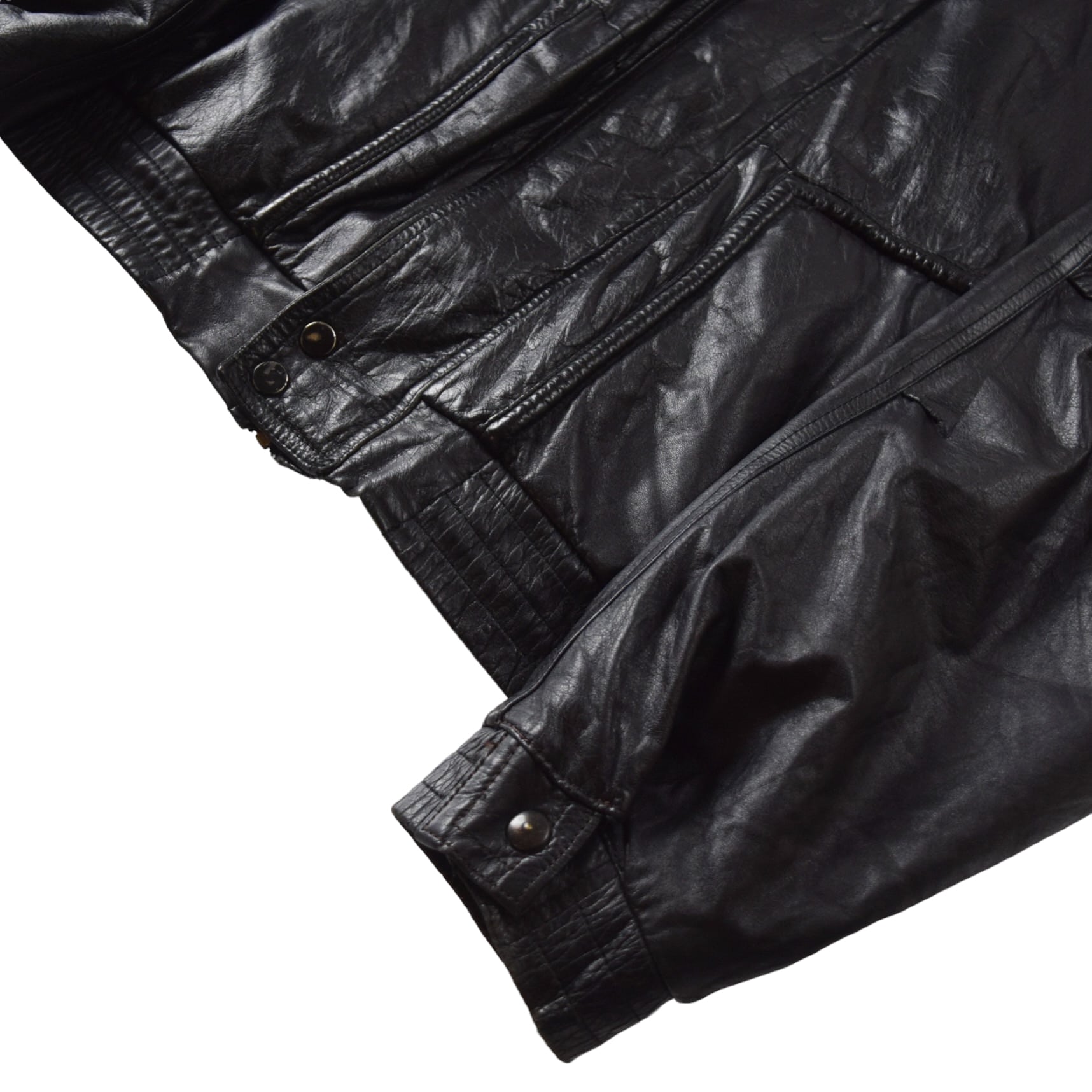 着用モデル171cm52kgwilson leather ウィルソンレザー　革ジャン　レザージャケット　短丈