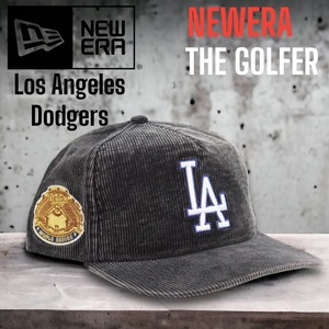 ◆日本未発売◆NEWERA THE Golfer Los Angeles Dodgers Dodgerstadium Cap コーデュロイ ヴィンテージブラックカラー LA ロサンゼルスドジャース LA 大谷翔平
