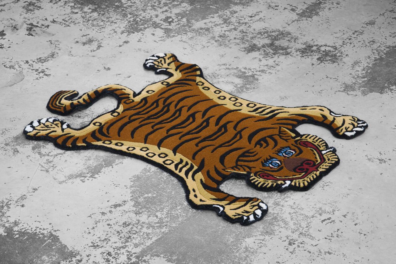 Tibetan Tiger Rug 《Sサイズ•ウール517》チベタンタイガーラグ