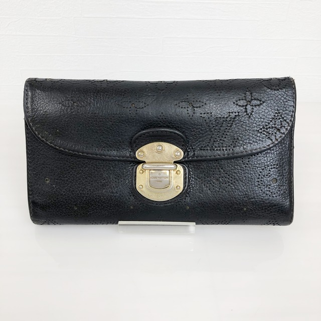 美品　LOUIS VUITTON ルイヴィトン マヒナ　長財布　ウォレット