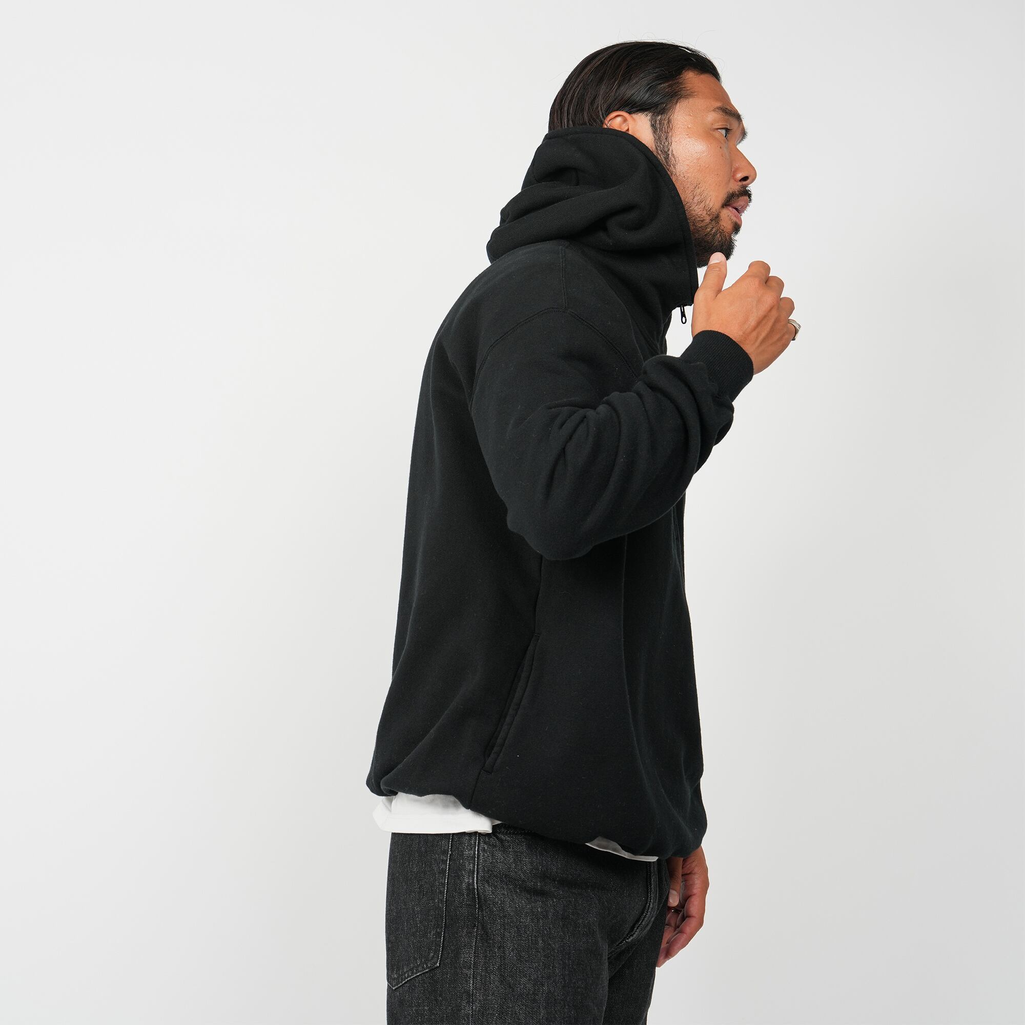 OVY French Terry Half Zip Hoodie