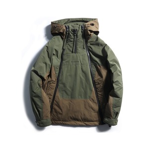 Front pocket design jacket C2793