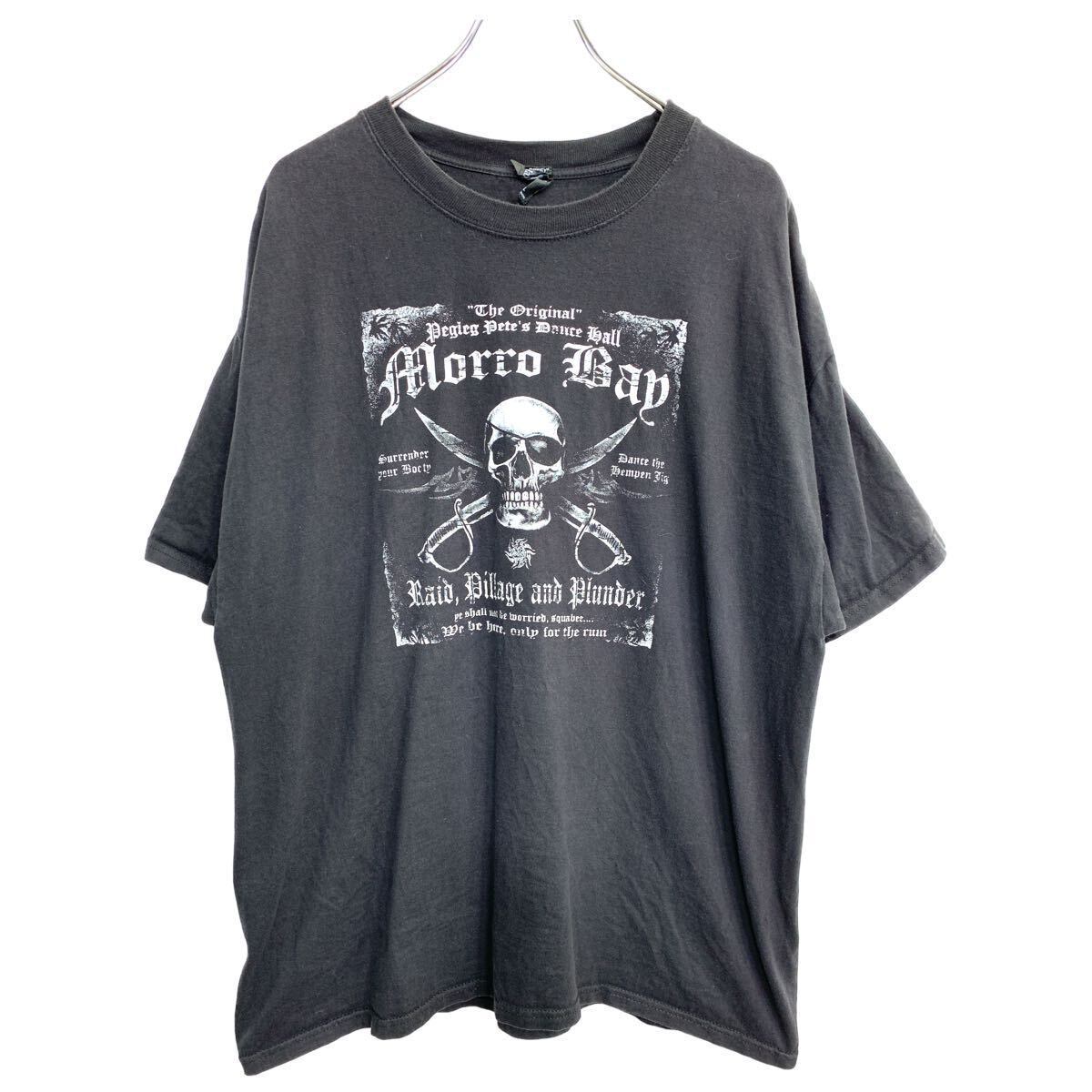 Hanes 半袖 プリント Tシャツ XLサイズ ヘインズ ブラック 古着卸 