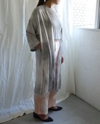 COAT 010-3【炭染め×シルクサテンオーバーコート】