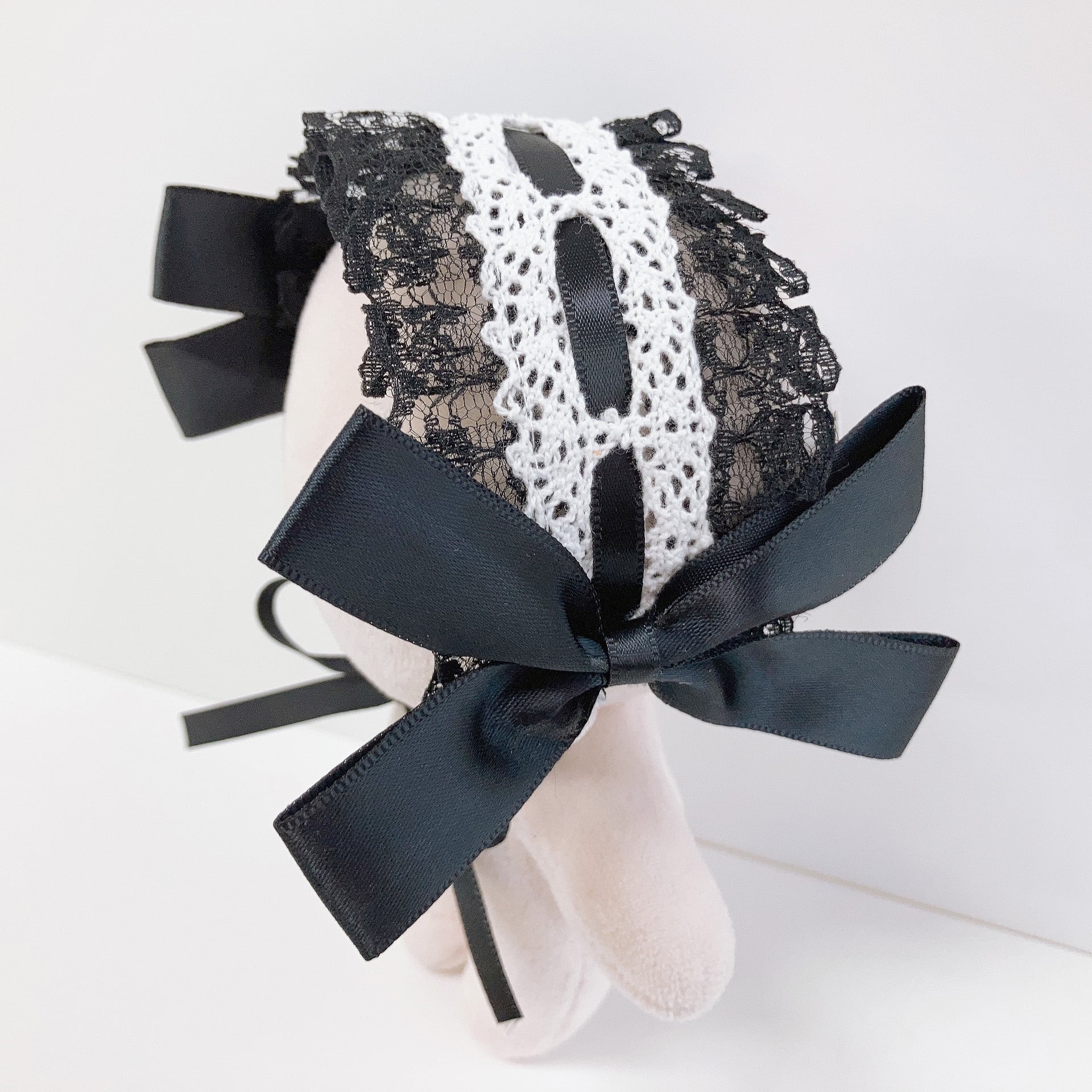 2V-1166【15cm】リボンとレースのヘッドドレス | Little Closet
