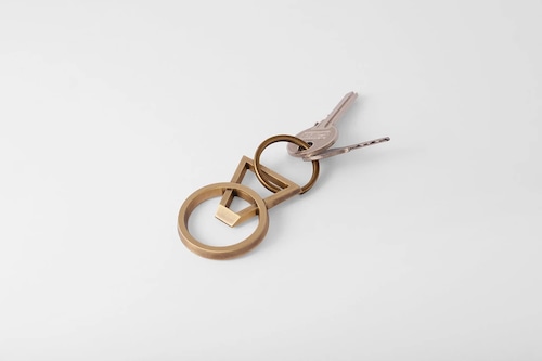 Dyad keyring bottle opener(Aged brass)