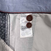 TOMMY HILFIGER トミーヒルフィガー 総柄 ハーフパンツ ショートパンツ サイズ 36 /メンズ/インディゴ系