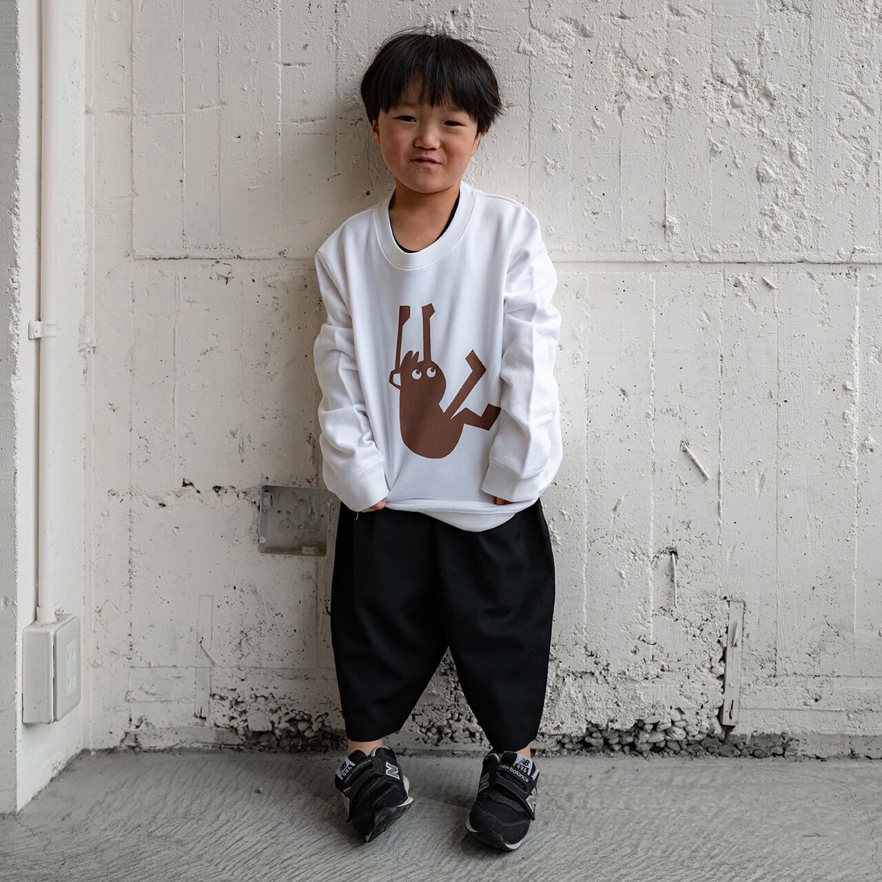 まるるページ graphic sweatshirt [L MONKY] | little piece