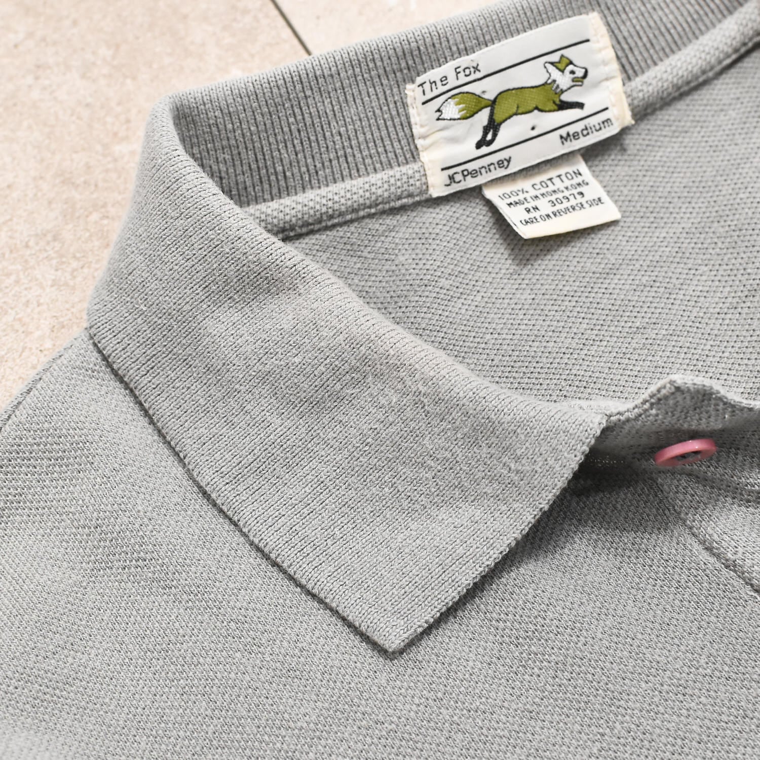80s JCPenny THE FOX polo shirt | 古着屋 grin days memory