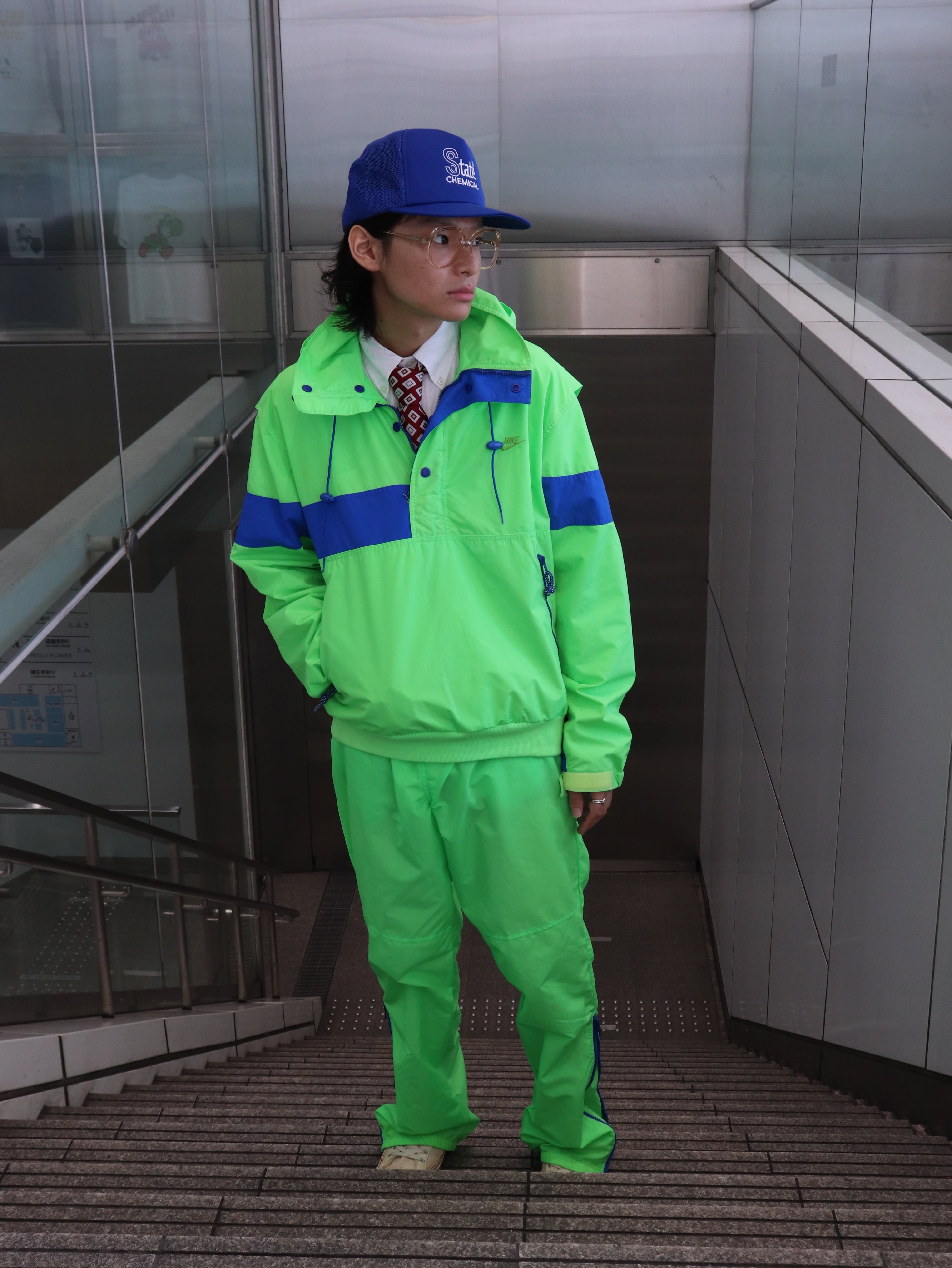 1990s Nike Silver Tag Nylon Pullover M F924 | ROGER'S used