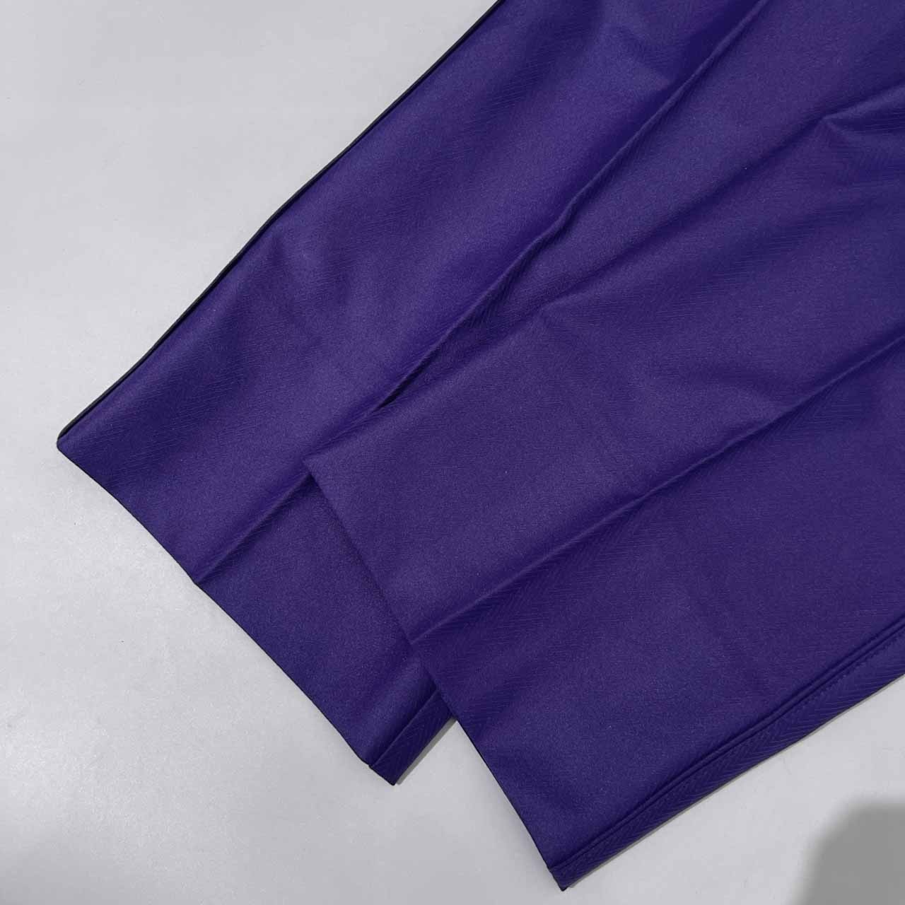 美品 PUMA GOLF プーマ ゴルフ ヘリンボーン ドライ スラックスパンツ 79 /メンズ/紫/パープル