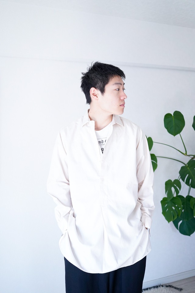 【1950s】"Austria Made" Cotton Pull-over Shirts / 870