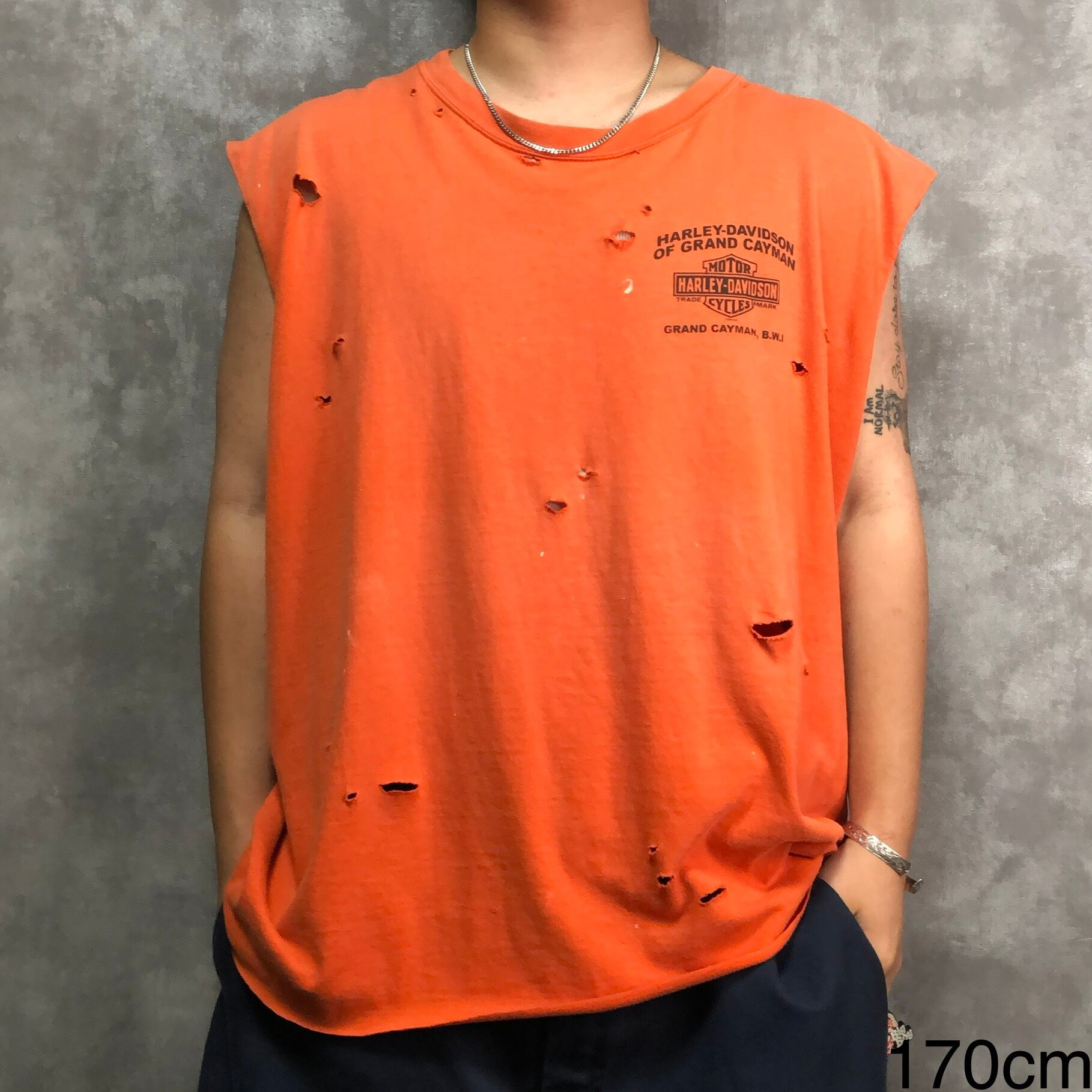 90s】【リメイク】HARLEY DAVIDSON タンクトップ L プリント Vintage 