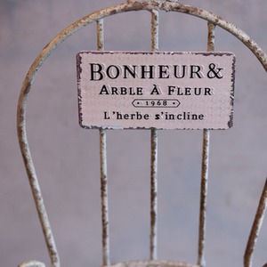 mondimanche 植木鉢　ボヌールチェアポットSW｜シャビーシック　玄関の模様替えにオススメ　UF671