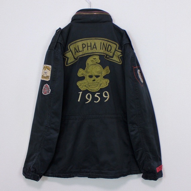 【Caka act2】"ALPHA INDUSTRIES" "M-65" Type Field Jacket