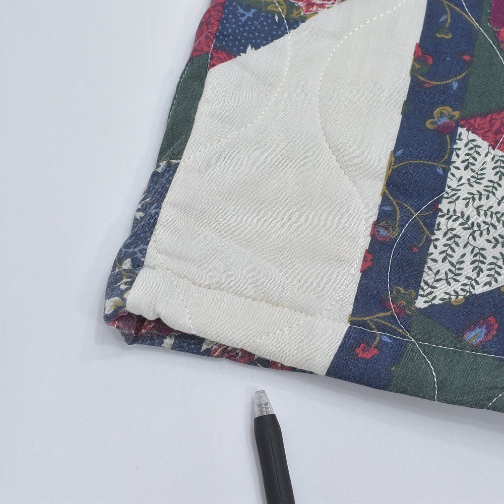 Remake リメイク ハンドメイド パッチワーク風プリントデザイン ワイド