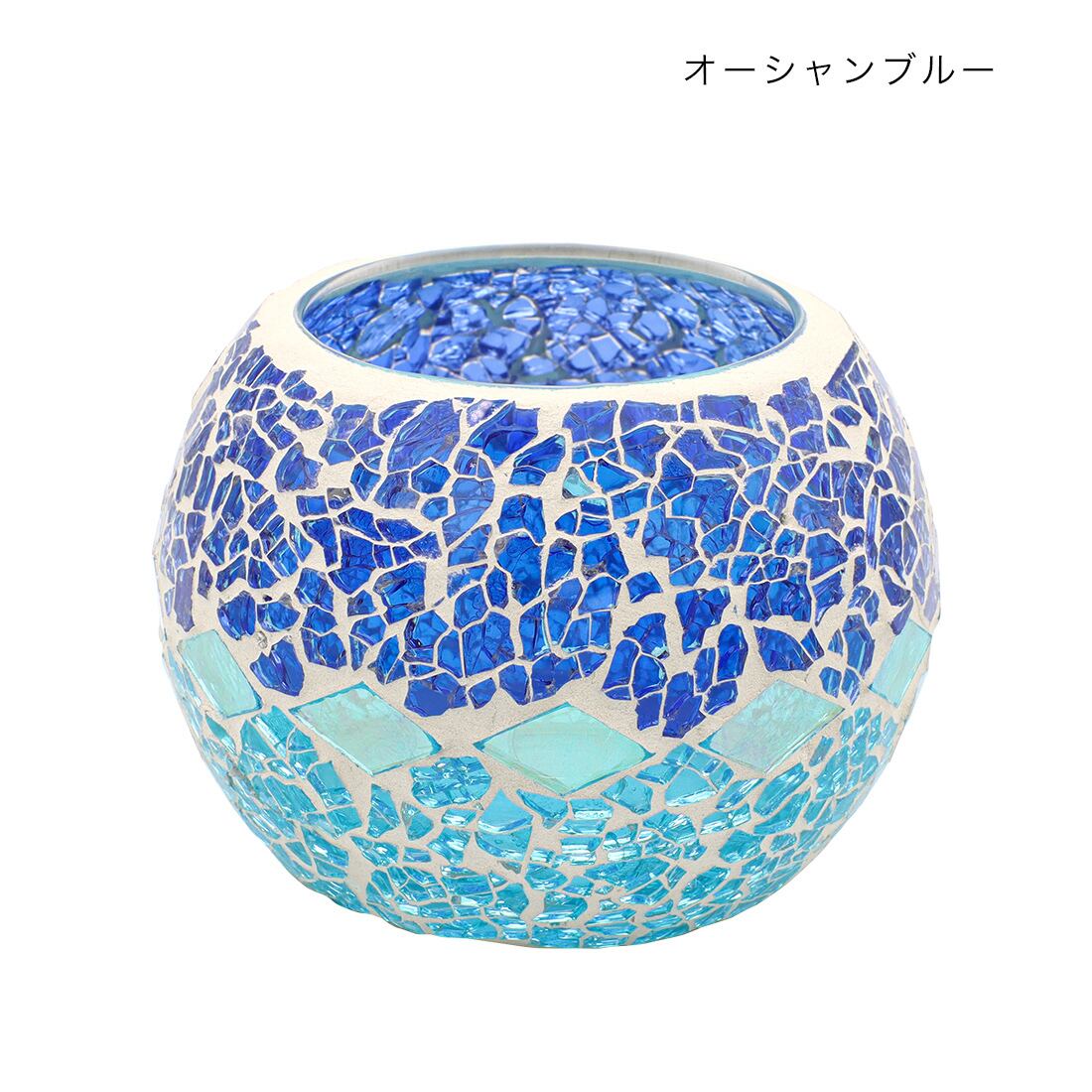 フラワーベース 花器 円錐型 常滑焼 ブルー＆ホワイト | WestVillage
