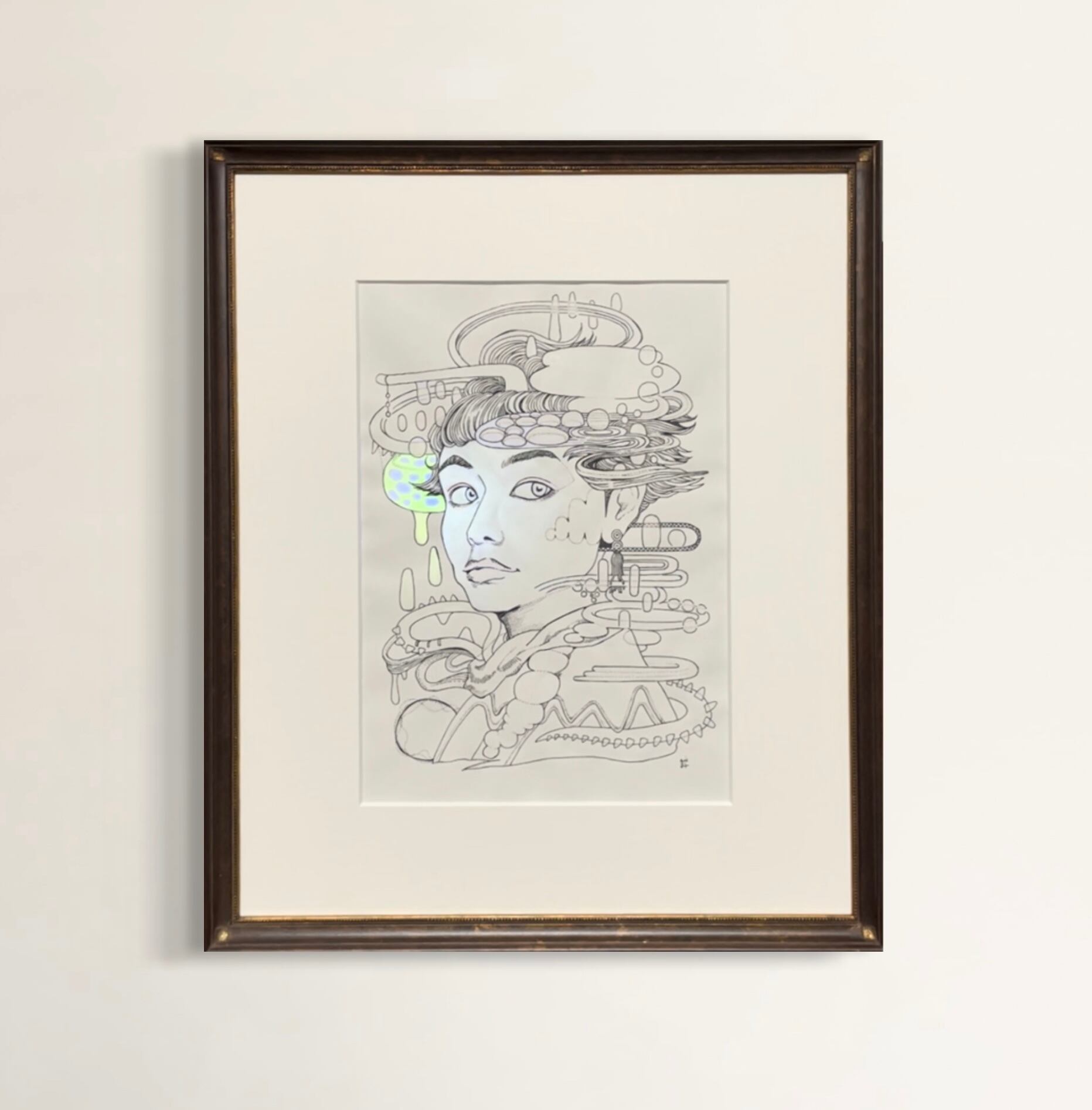 《光の夢》2019年/ペン・インク/210×297mm/紙