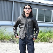 OLD JOE(オールドジョー)PATINA DEERSKIN COSSAK JACKETスタイル