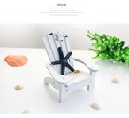 ミニチュア ビーチチェアフィギュア 4点セット ミニ ビーチ 海 椅子 装飾 飾り 小さい 椅子 ベッドルーム カフェ オフィス