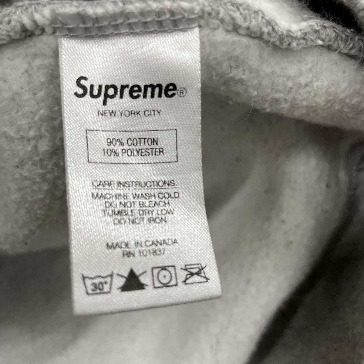 Supreme/シュプリーム【19AW】Text Stripe Zip Up Hooded Sweatshirt