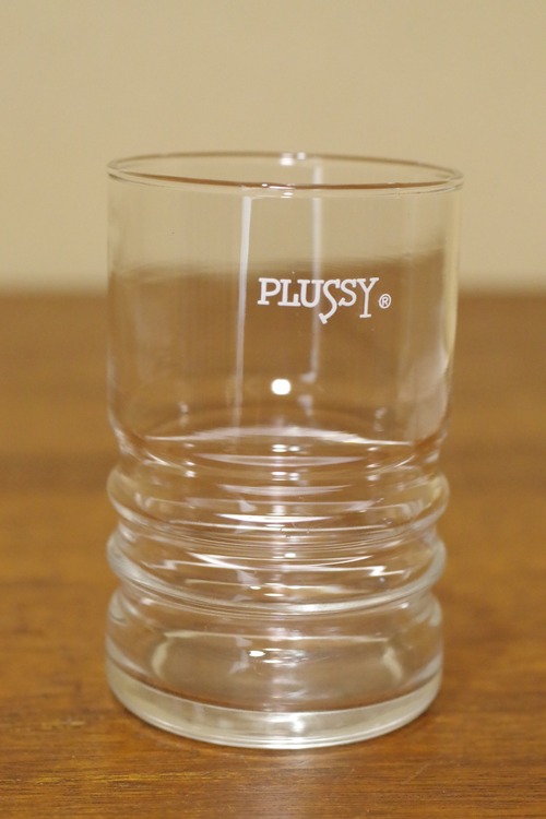 PLUSSY　レトロ　タンブラー　ガラスコップ　グラス　プラッシー　昭和レトロ　古道具